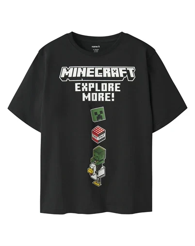 Name it - NKMJulio Minecraft T-shirt - Black
